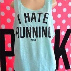 I Hate Running VS Pink Tank